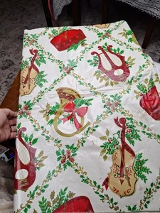 Panno da tavolo rettangolare in plastica per vacanze vintage  - Foto 1 di 7