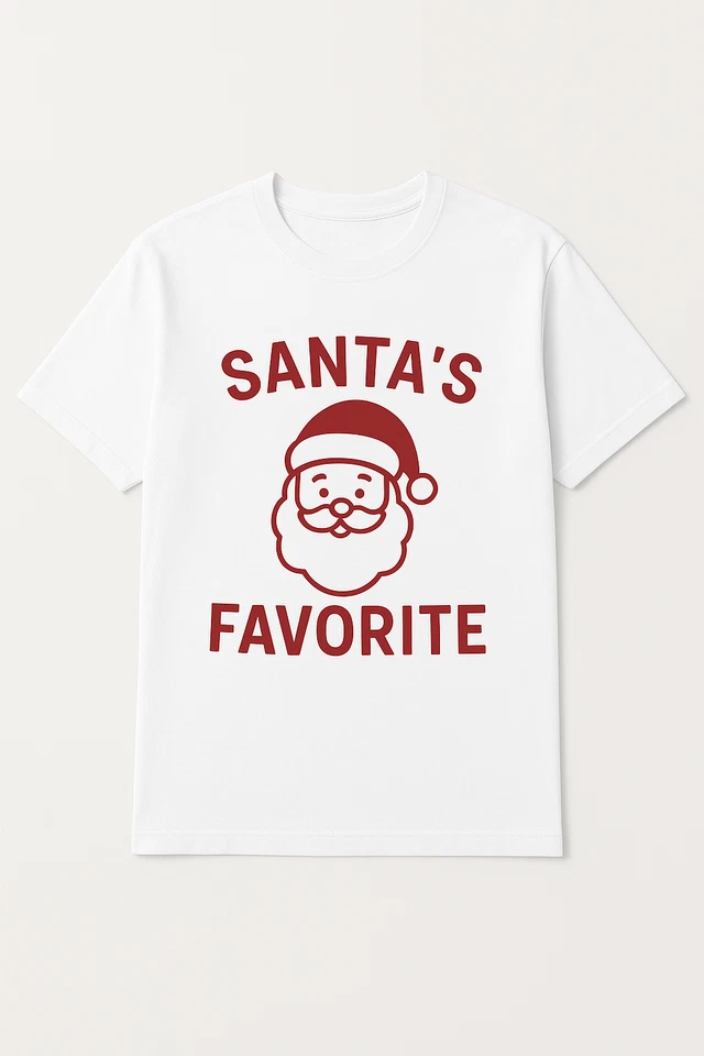 Santa's Favorita Christmas shirts for women or men - image 1 of 1