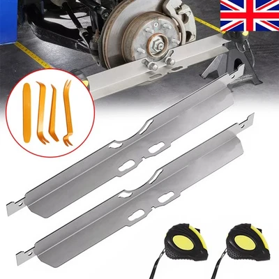 Wheel Alignment Tool Toe Plates Accurate Measurements with 2 Tape Measures - Image 1 of 4