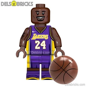 Kobe Bryant Lego Minifigures Custom Toys Sports Icons Lakers 24 - Picture 1 of 2