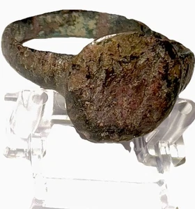 Ancient Roman or Byzantine Bronze Ring 1st-3rd Century A.D. - Picture 1 of 2