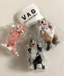 Konatsuya Negora VAG Vinyl Künstler Gacha Figur 3er Set Neu - Bild 1 von 1