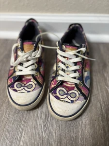 Coach Barrett Poppy Damen-Sneaker Größe 7B lila/dk-blau/fuchsia/mehrfarbig Schnürschuhe - Bild 1 von 6