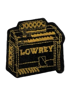 Vintage LOWREY ORGAN COMPANY Embroidered PATCH-Electronic-Music-1960s-1970s - Picture 1 of 5