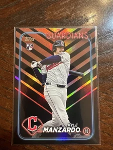2024 Topps Update Kyle Manzardo Rookie Holiday Foil - Bild 1 von 2