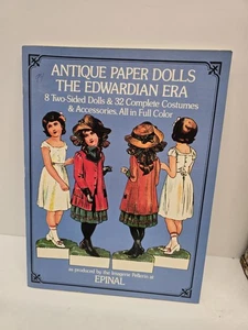 Vintage antikes Papierpuppenbuch The Edwardian Era ungeschnitten 1975 - Bild 1 von 22