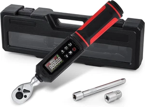 Digitaler Drehmomentschlüssel 1/4" Antrieb (0,33-22,1 Fuß Pfund/0,45-30 Nm), ±1% Genauigkeit elektr. - Bild 1 von 7