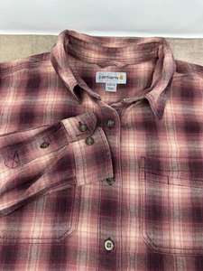 Carhartt Damen Pink Rugged Flex Hamilton Flannel Langarm Hemd M (8/10) - Bild 1 von 9