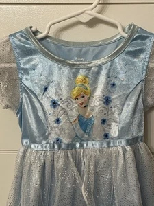 Disney Princess Cinderella Dress Toddler Girls 2t Preowned Pajama Play - Picture 1 of 4
