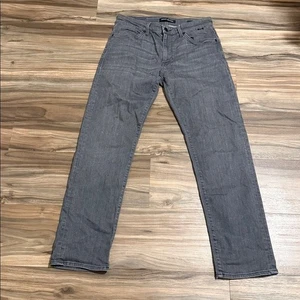 Jeans Mavi Uomo 33x32 Grigio Zach Gamba Dritta Casual Elasticizzato Tasche Logo Preppy - Foto 1 di 10