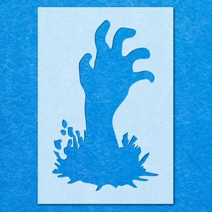 Zombie Hands Monster Stencil: Mylar Airbrush Wall Art Painting Crafts 5, DIY - Picture 1 of 11