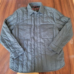 $ 348 Robert Graham gesteppte gefütterte blaue Feldjacke/Herren Large/Neu mit Etikett - Bild 1 von 14