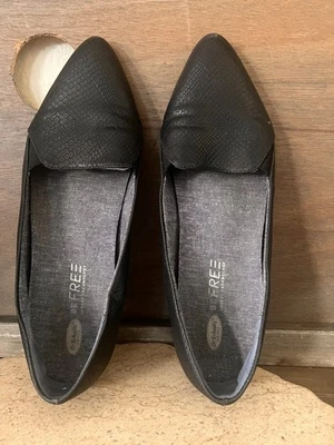 DR. SCHOLLS SIZE 10M Womens Slip On Be Free Energy Technology Black Shoes BLACK - Image 1 of 4