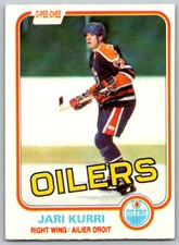 1981-82 O-Pee-Chee #107 Jari Kurri RC (ref 167416)
