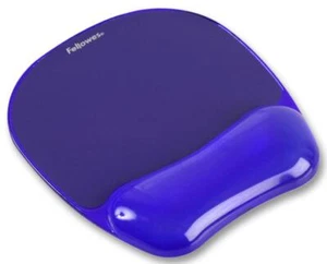 MOUSE PAD GEL BLUE FELLOWES COMPUTER PRODUCTS 9114120 PACK 1 - Picture 1 of 1