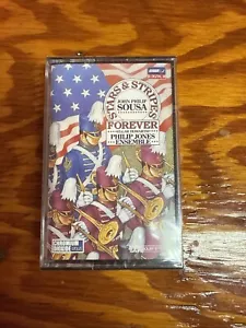 Sousa Marches: Stars and Stripes Forever Music Tape Cassette - Foto 1 di 4