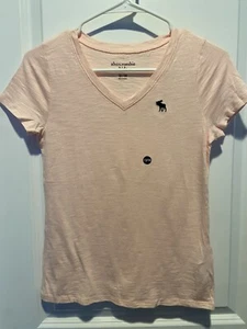 abercrombie kids girls t shirt size 13 bnwt Peach - Picture 1 of 3