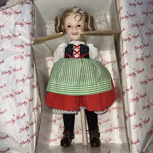 Danbury Mint Shirley Temple "Dolls of the Silver Screen" Porzellan - HEIDI 14" - Bild 1 von 6