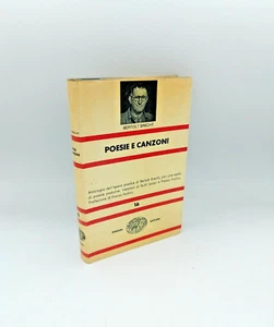 "POESIE e CANZONI" Bertolt Brecht, Nuova Universale Einaudi 1964 NUE - Bild 1 von 1