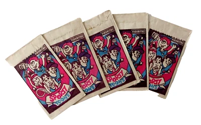 1980s Figuritas Sporty Toons Argentina Lot of 5 Unopened Cards Packets Soccer - Image 1 of 4