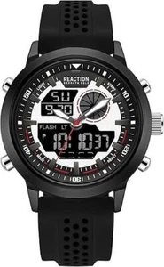 Kenneth Cole KRWGP7004201 PRE-OWNED Men's Watch Analog/Digital Black Band - Picture 1 of 1