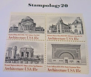  US Stamp # 1931a, 18c,  Architecture USA,block of 4, MLH, XF, 1928-1931 - Picture 1 of 2