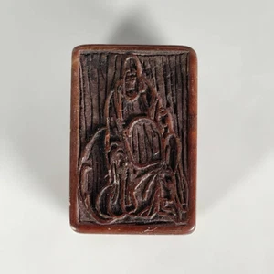 SELLO DE MONASTERIO DE COLECCIÓN QUE REPRESENTA PIEDRA JABONOSA BUDDHAI CHINA PRINCIPIOS DEL SIGLO 20. - Imagen 1 de 4