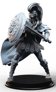 Dungeons & Dragons Playable Character - Female Human Dione - Spartan, Warrior - Picture 1 of 16
