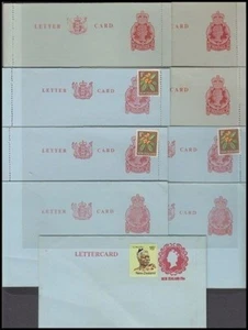 NEW ZEALAND QEII POSTAL STATIONERY LETTER CARDS (x9) (ID:32/D34037) - Picture 1 of 1