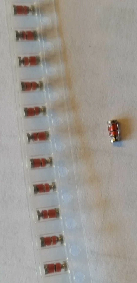 Termistor Sensor de Temperatura NTC 10K ohmios +/-10% Paquete SMT MELF - Lote de 50 piezas Foto 1 de 3