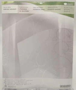 Creative Memories Vellum Paper Everyday Elegance 6 Sheets Pages Sealed - Picture 1 of 3