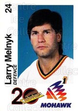 1989-90 Vancouver Canucks Mohawk #12 Larry Melnyk