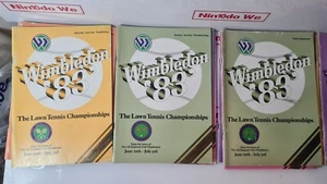 11 x Wimbledon 1983 Lawn tennis Championships Programmes Including the Final - Imagen 1 de 16