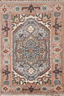 Classic Luxury Hand-Knotted Heriz Serapi Indian Accent Rug for Bedroom 2x3 ft