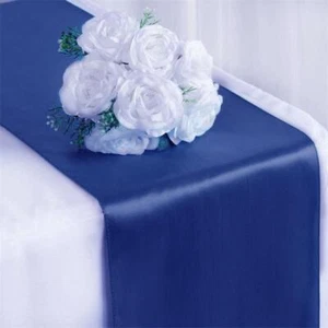 30 pcs SATIN 12x108" Table RUNNERS Wholesale Wedding Party Catering Decorations - Picture 1 of 199