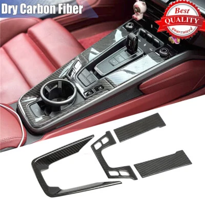 4x Dry Carbon Interior Set Cover Trim For Porsche 911 992 Carrera 4 Turbo 2019UP - Image 1 of 4