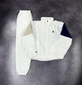 De colección Años 90 Nike Court Y2K Muy Raro Retro Hype Chándal Chaqueta/Pantalones Talla M - Imagen 1 de 24