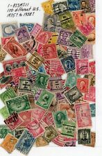 LOT of 100 DIFFERENT USED US postage stamps 1875 to1938 FREE SHIPPING