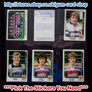 PANINI FOOTBALL 86  (STICKERS 1 TO 99) (GOOD) *SELECT THE STICKERS YOU NEED*