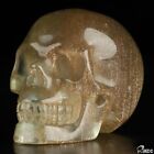 2.0" Goldstone Hand Carved Crystal Skull, Realistic, Crystal Healing