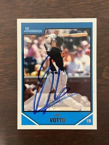 JOEY VOTTO SIGNED AUTOGRAPHED 2007 BOWMAN #BDPP98 ROOKIE CARD RC AUTO HOF REDS - Picture 1 of 2