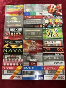 MC leeren kassetten 60-90 Tape Cassettes 18 Pieces/ Stück NEW-NEU - Bild 1 von 12