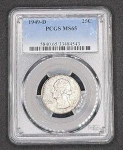 1949-D Washington Quarter | PCGS MS65 - Picture 1 of 4