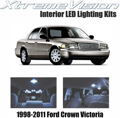 LED interior Xtremevision para Ford Crown Victoria 1998-2011 (10 piezas) genial... Foto 1 de 4