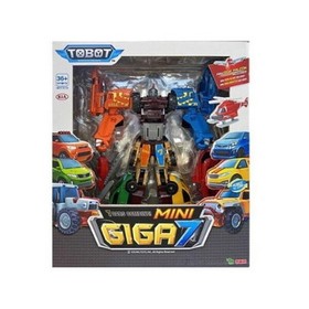 Tobot Mini Giga 7 Integration 7-Cars Combine Transformer Robot Authentic Toy New