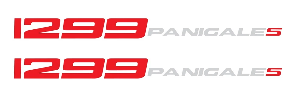 Calcomanías de vinilo Ducati 1299 Panigale S. Rojo/Plata. O elige tu color. Foto 1 de 1