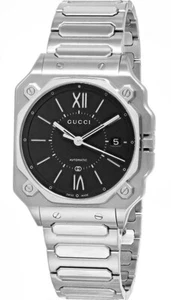Reloj para mujer GUCCI G-Flat cuarzo acero inoxidable 36 mm esfera negra YA166401 - Imagen 1 de 2