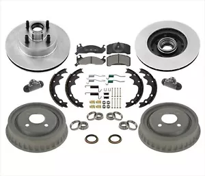 Complete Front & Rear Replacement Brake Kit 15 PCS Set For 87-93 Mustang 2.3L - Picture 1 of 14