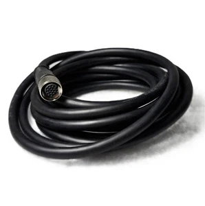M12 CAVO INDUSTRIALE, 17 POS, FEMMINA, DRITTO, CODICE A, GIACCA PVC NERO, 4 MT - Foto 1 di 2