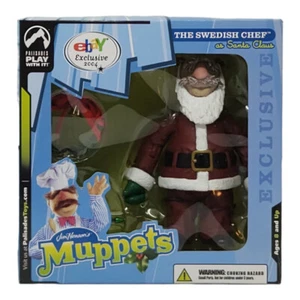 Figura de chef sueco Papá Noel Palisades Muppets 2004 rara - edición limitada - Imagen 1 de 2